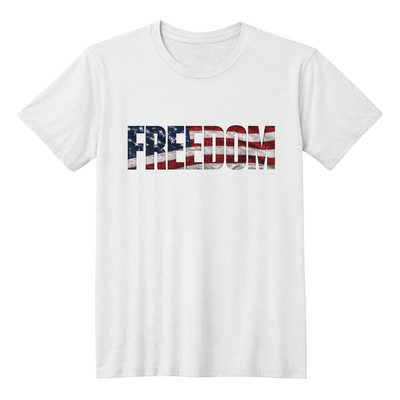 Adult Freedom Flag T-Shirt