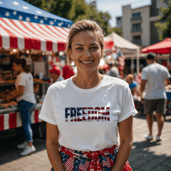Adult Freedom Flag T-Shirt