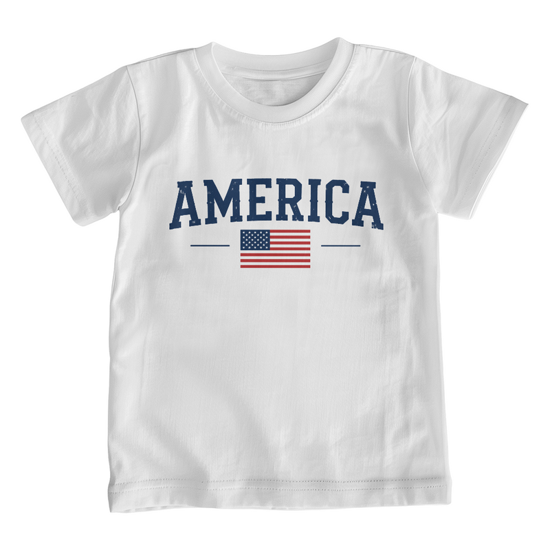 Youth America with Flag T-Shirt