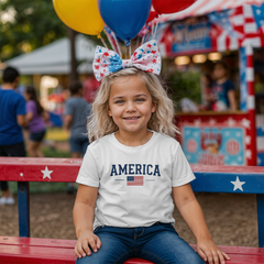Youth America with Flag T-Shirt