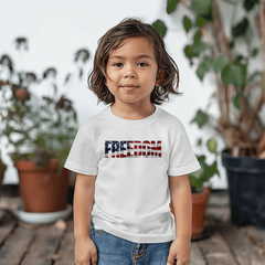 Toddler Freedom Flag T-Shirt