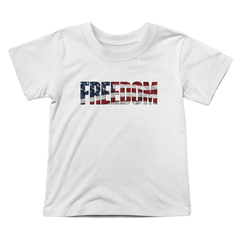 Toddler Freedom Flag T-Shirt