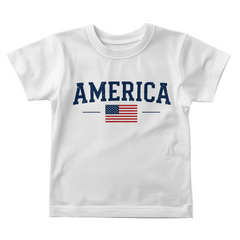 Baby America with Flag T-Shirt